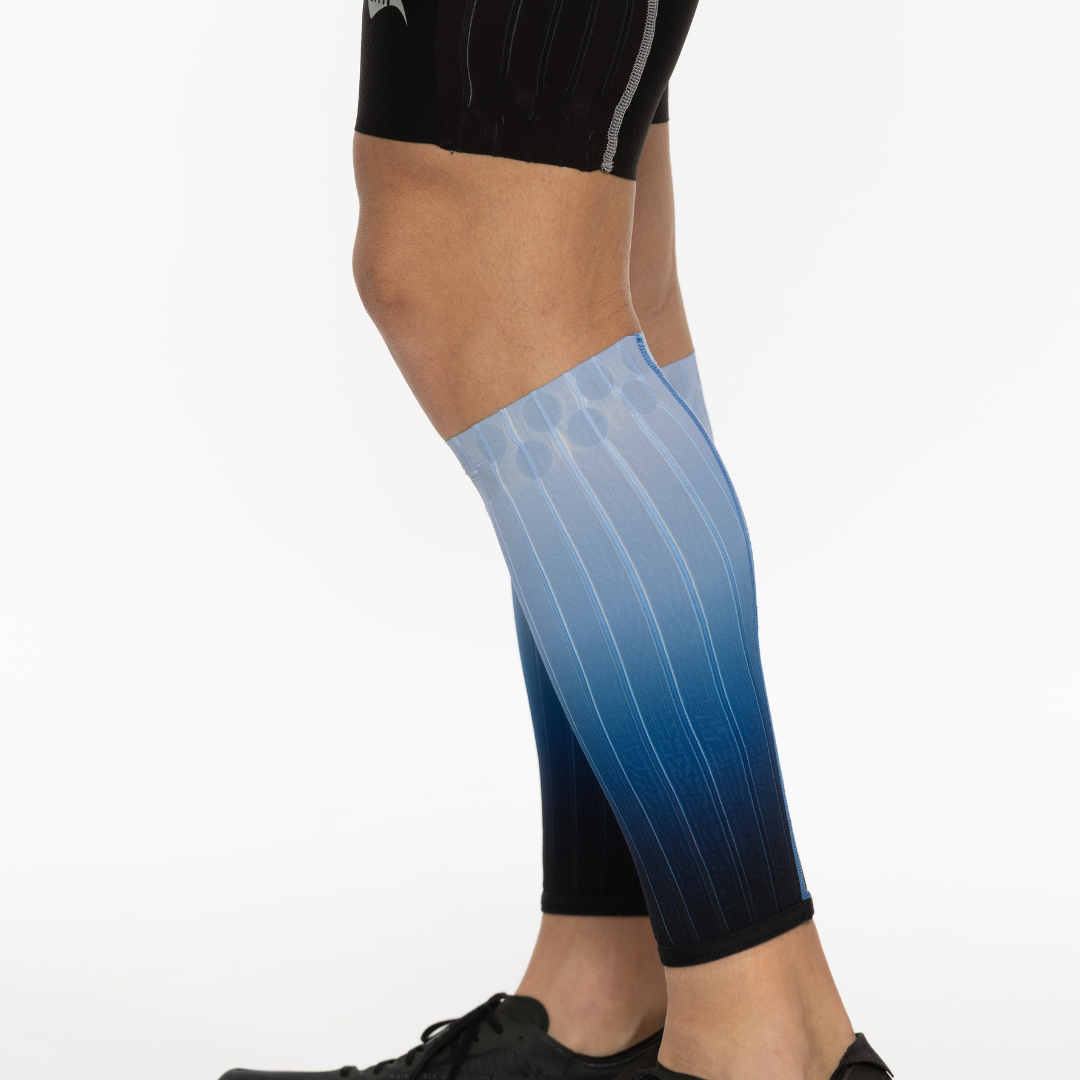 Scx Aero calf sleeves Blue – Kiwami Triathlon