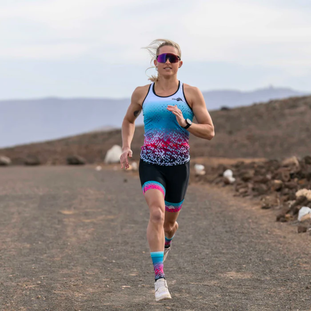 WOMEN'S RUNNING TOP DELTA PINK