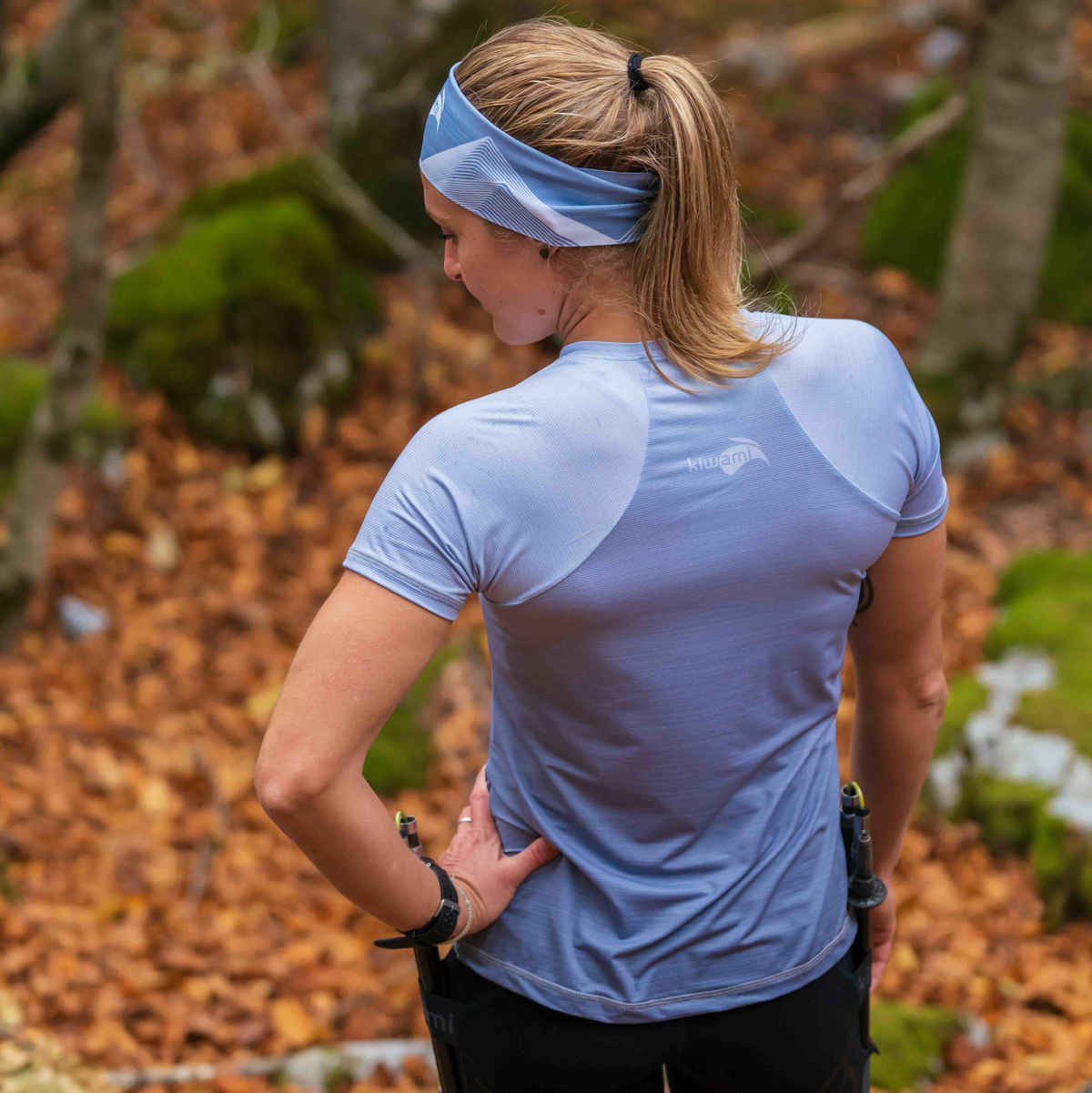 Women's running t-shirt Edelweiss