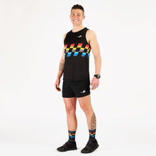 Load image into Gallery viewer, Men's Running Tanks Kiwami Sports for triathletes and runners. Running singlets allow you to run comfortably. Lighweight, breathable.