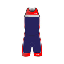 Load image into Gallery viewer, PRIMA 2 RACE JUNIOR TRISUIT UNISEX- NAVY RED