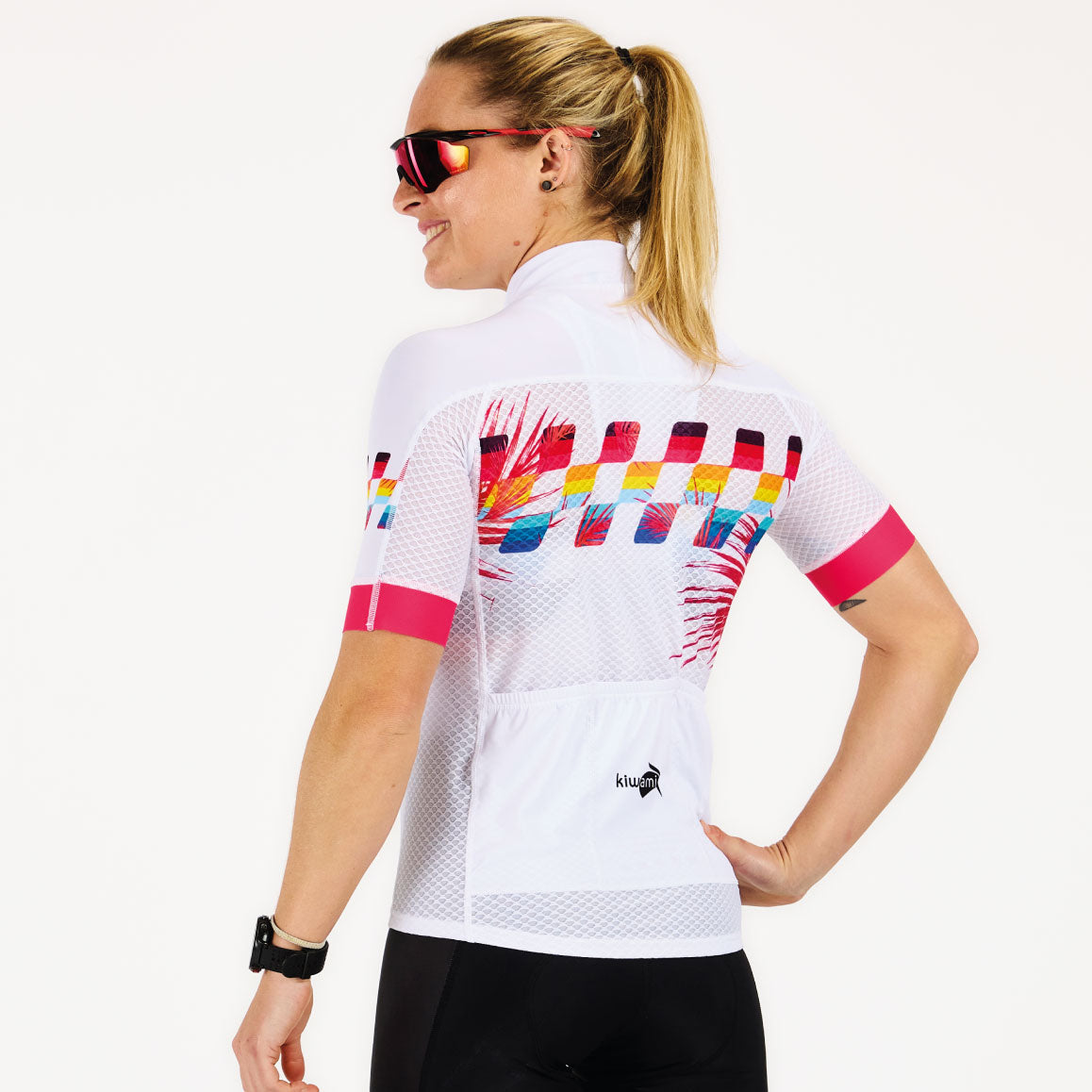 WOMEN'S CYCLING JERSEY FINISHER WHITE