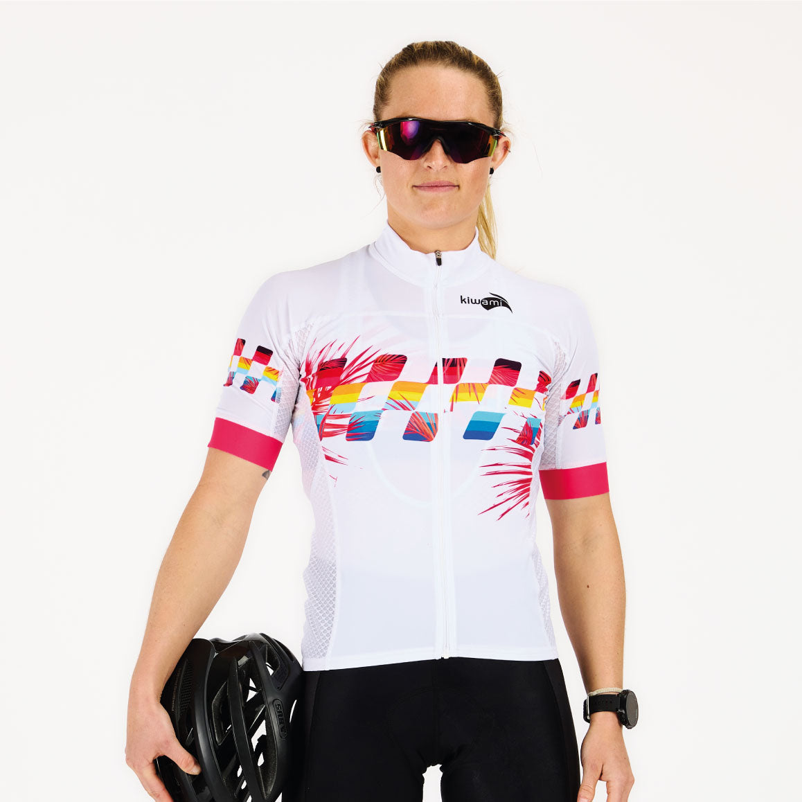 WOMEN'S CYCLING JERSEY FINISHER WHITE