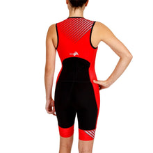 Load image into Gallery viewer, PRIMA 2 LD WOMEN'S TRISUIT BLACK RED