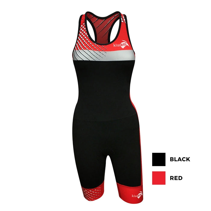 PRIMA 2 RACE OPENBACK TRISUIT BLACK RED