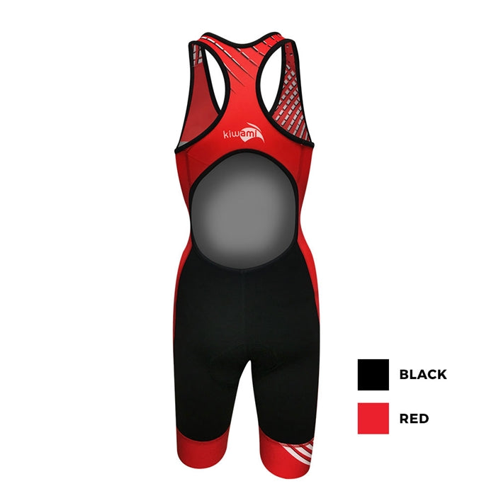 PRIMA 2 RACE OPENBACK TRISUIT BLACK RED