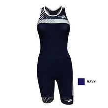 Load image into Gallery viewer, PRIMA 2 RACE OPENBACK TRISUIT BLACK BLUE