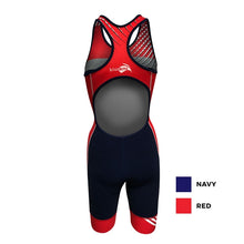 Load image into Gallery viewer, PRIMA 2 RACE OPENBACK TRISUIT BLACK BLUE