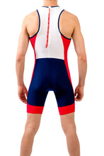 Load image into Gallery viewer, PRIMA RACE TRISUIT NAVY RED WHITE