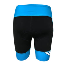 Load image into Gallery viewer, WOMEN'S PRIMA 2 TRI SHORTS BLACK LAGOON