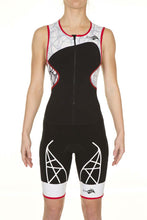 Load image into Gallery viewer, SPIDER LD1 TRISUIT- BLACK/RED/WHITE