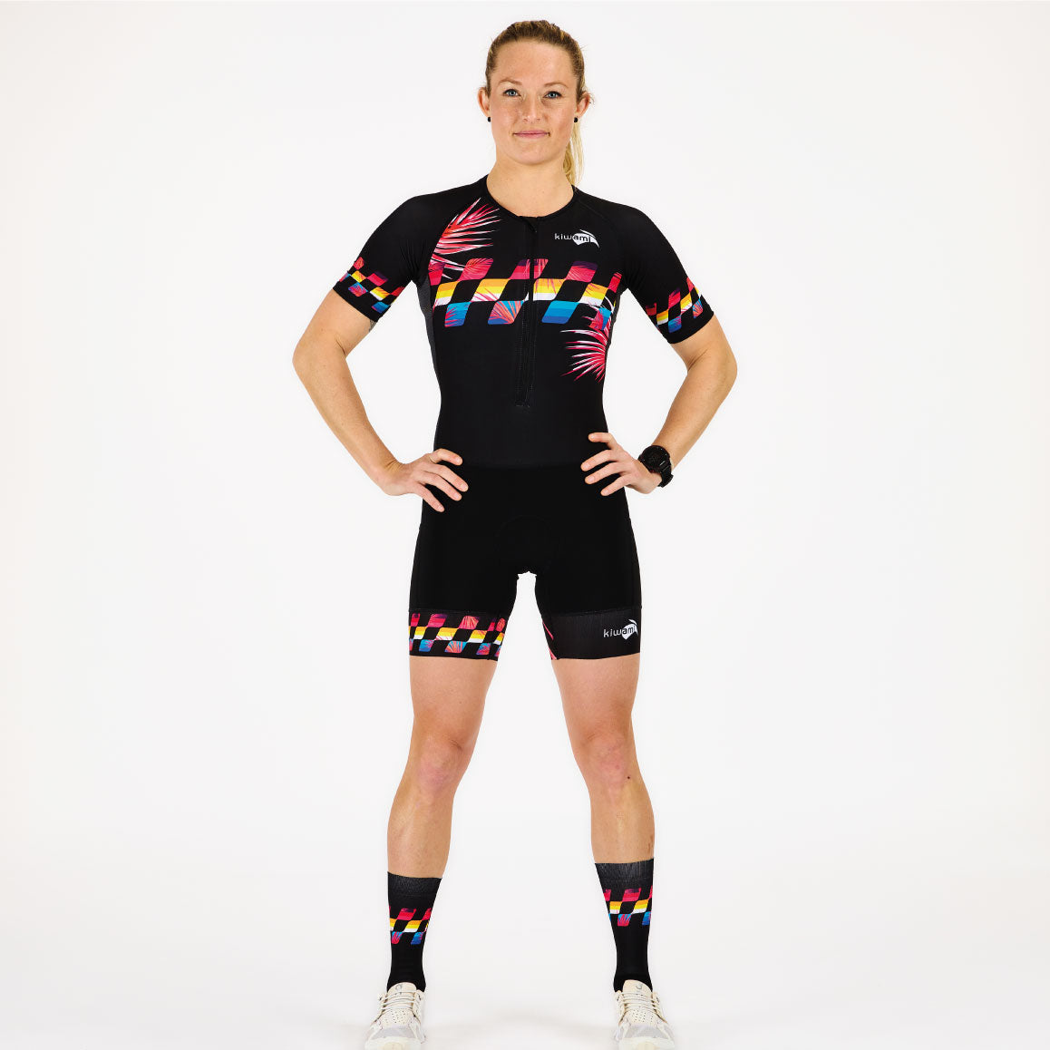 PRIMA 2 LD AERO WOMEN'S FINISHER BLACK TRISUIT