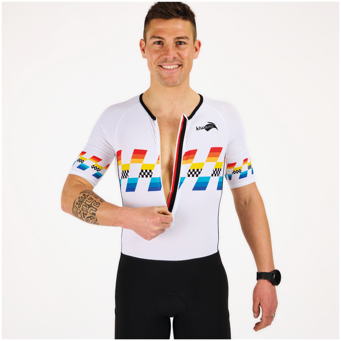 PRIMA AERO FINISHER WHITE TRISUIT