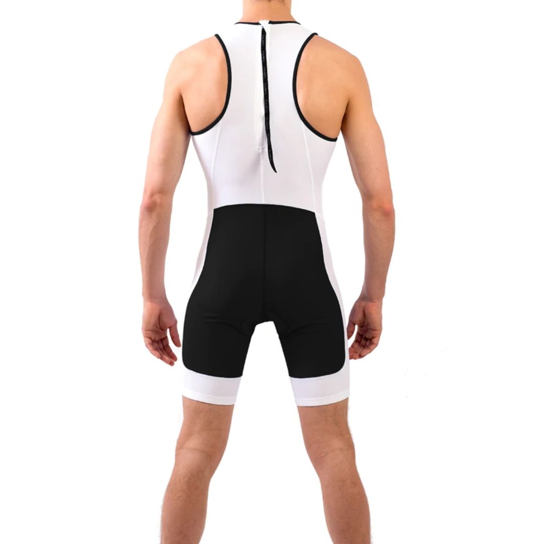 PRIMA RACE TRISUIT BLACK WHITE