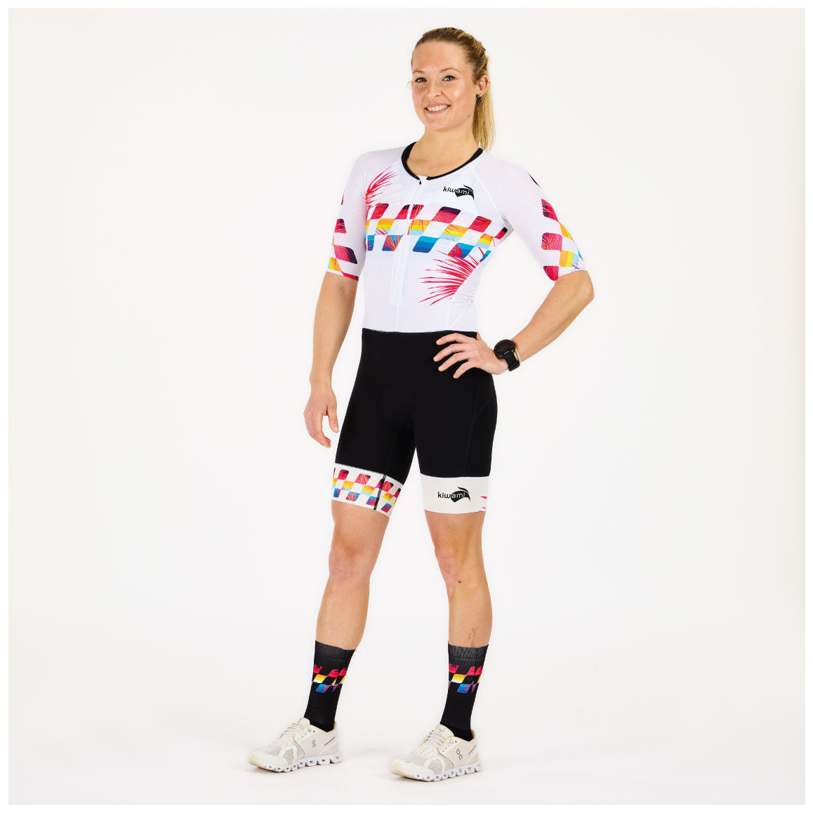 WOMEN'S HIRANGA AERO TRISUIT - FINISHER WHITE