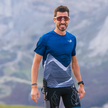 Load image into Gallery viewer, Men's running t-shirt Glacier