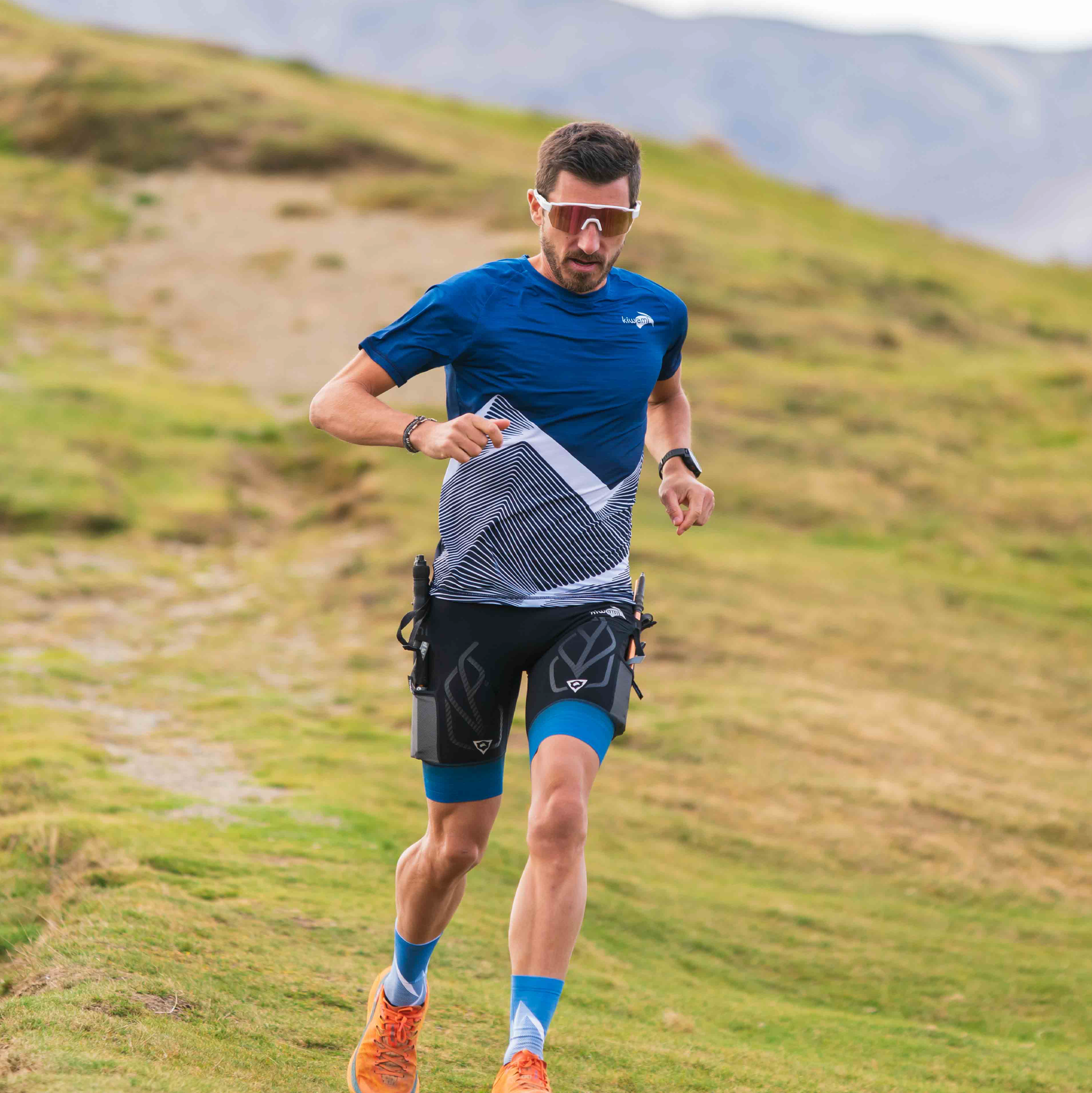 Men's running t-shirt Glacier