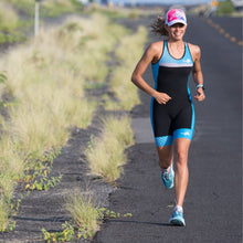 Load image into Gallery viewer, PRIMA 2 RACE OPENBACK TRISUIT BLACK LAGOON