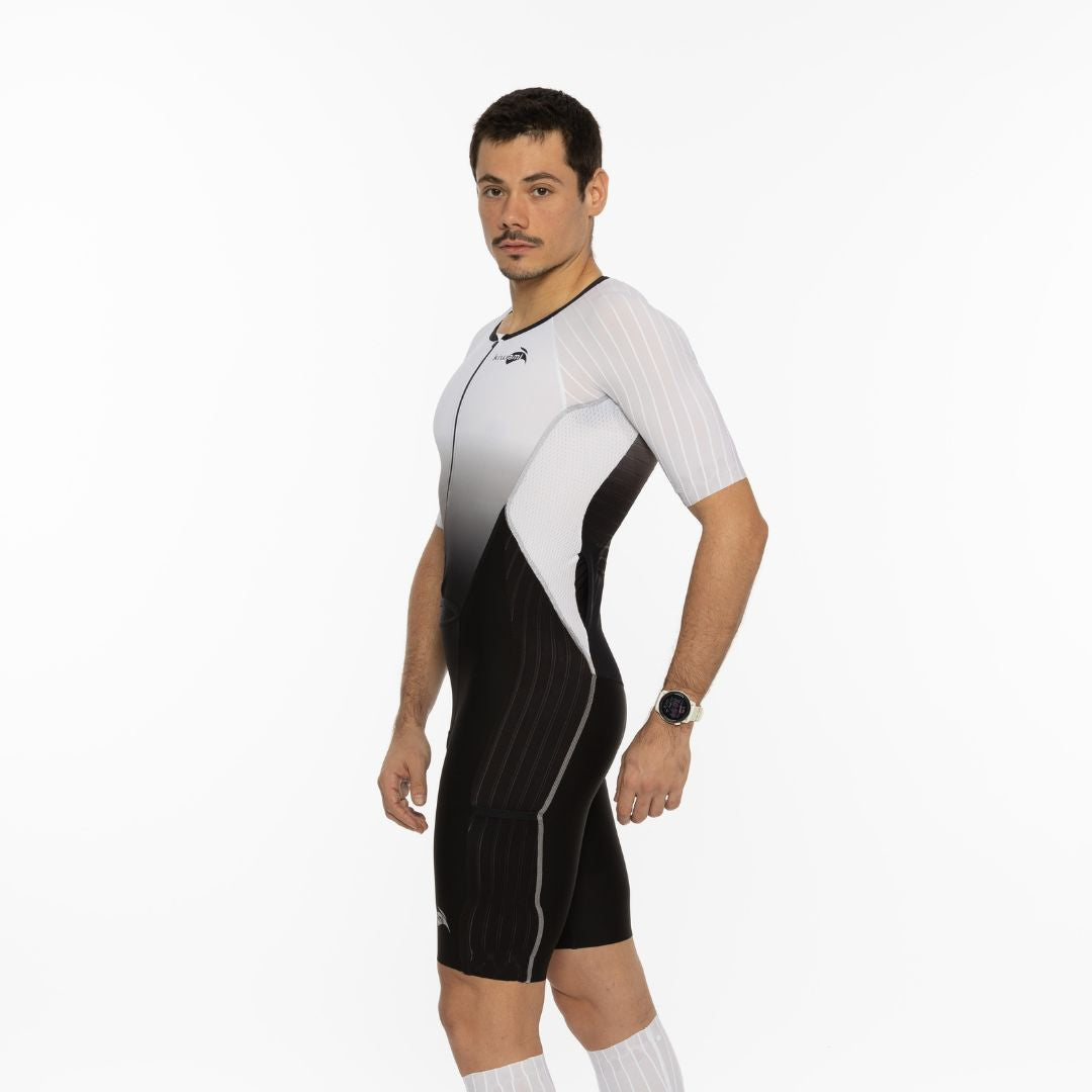 Kiwami Triathlon North America - Spider SCx Aero Black Trisuit.