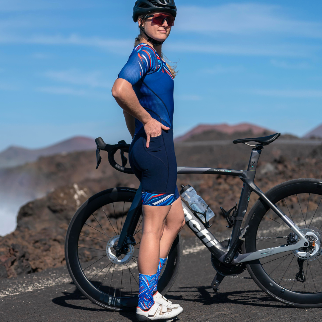 Women's Aero Tri Suit -kiwami sports Tailored to the female body, aerodynamic, comfortable and high-performant on all distances,
