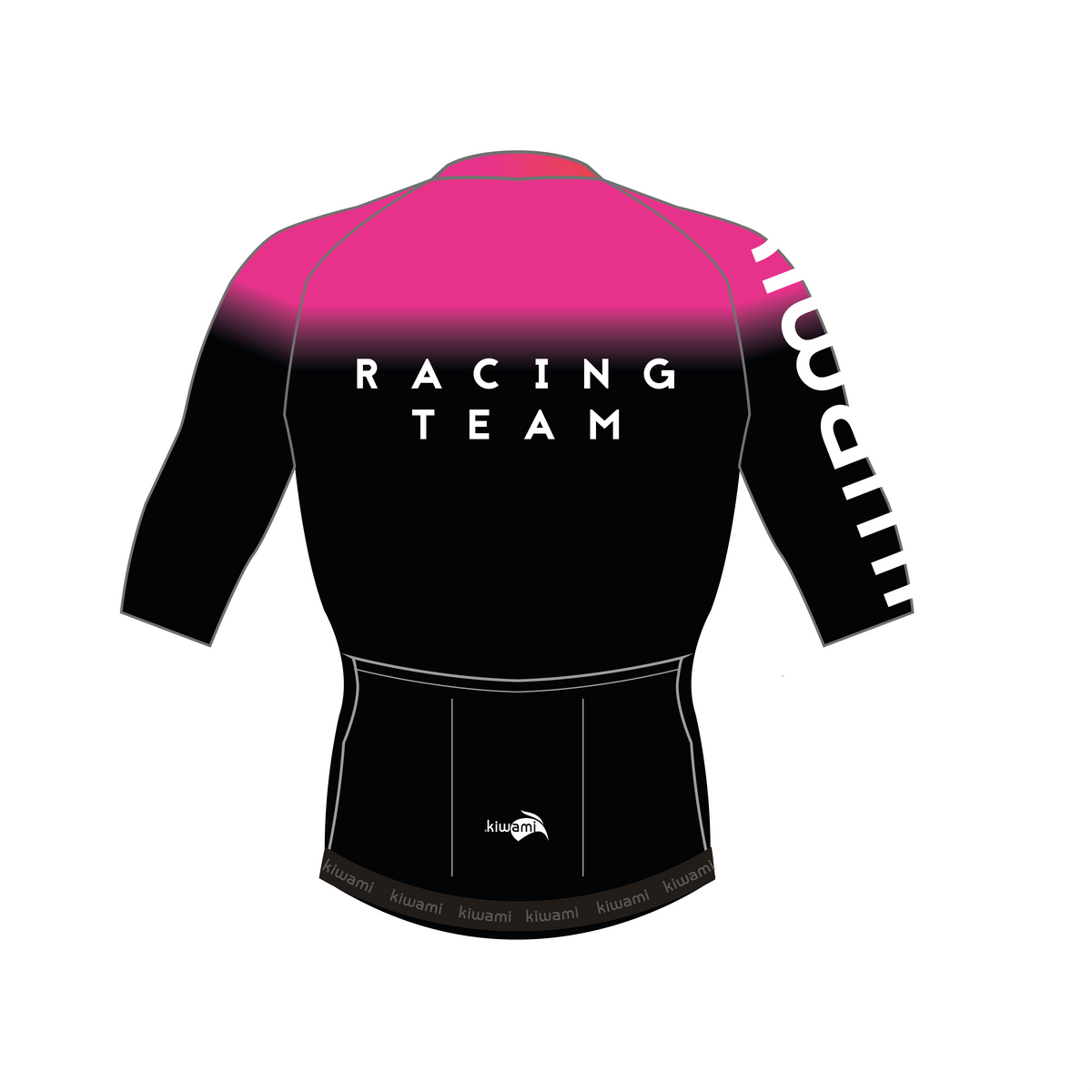 WOMEN'S SPANDELLES BIKE JERSEY RACING TEAM PINK 25