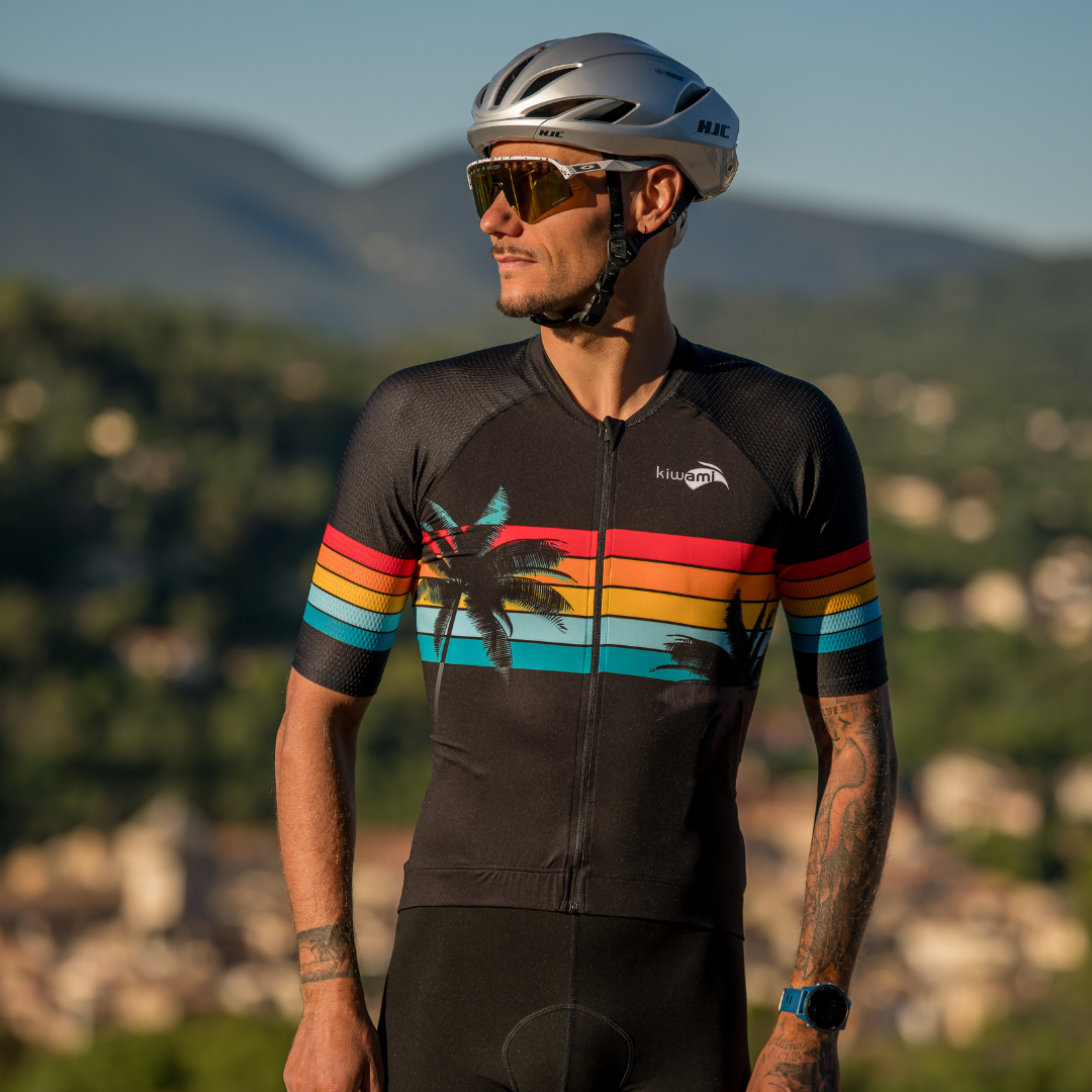 SPANDELLES CYCLING JERSEY MALIBU BLACK