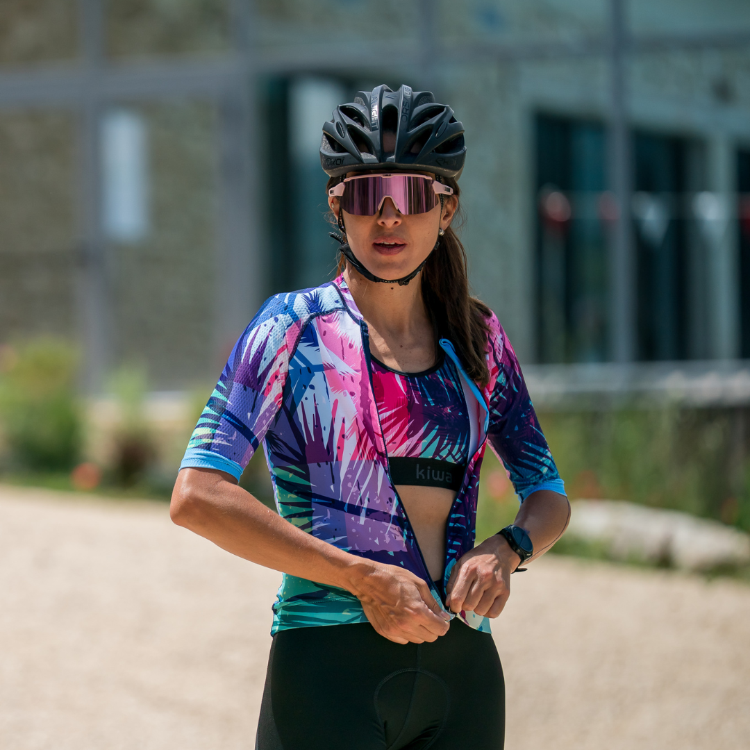 WOMEN'S SPANDELLES CYCLING JERSEY TROPIK