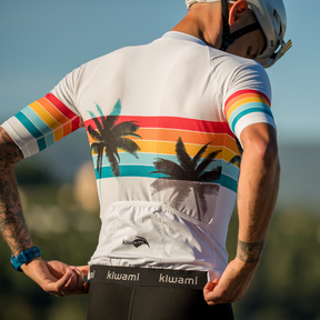 SPANDELLES CYCLING JERSEY MALIBU WHITE