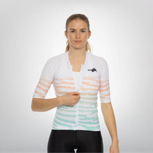 Load image into Gallery viewer, Lightweight cycling jersey for women – comfort, speed, and moisture control
