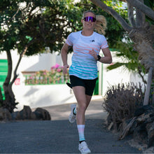 Load image into Gallery viewer, Best women’s athletic t-shirt – quick-dry fabric, ergonomic fit, and stylish design" triathlon triathlete kiwami sports
