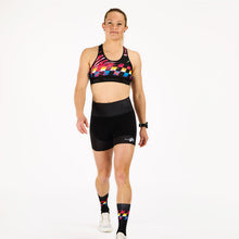 Load image into Gallery viewer, WOMEN'S SPORT BRA - FINISHER BLACK

