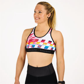 WOMEN'S SPORT BRA - FINISHER WHITE