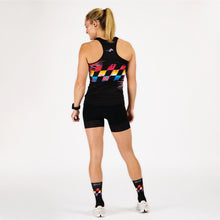 Load image into Gallery viewer, Sleeveless running tops for women to keep you cool, dry, and comfortable. Ideal for training on warm days. Made by Kiwami Sports, triathlon brand since 2003
