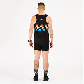  Men's Running Tanks Kiwami Sports for triathletes and runners. Running singlets allow you to run comfortably. Lighweight, breathable.