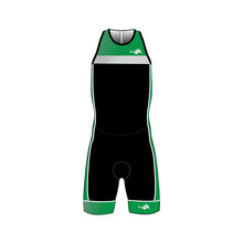Load image into Gallery viewer, PRIMA 2 RACE JUNIOR TRISUIT UNISEX- BLACK GREEN
