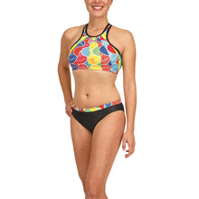 Load image into Gallery viewer, KIRI TWO-PIECE SWIMSUIT- AFRICAN WAX
