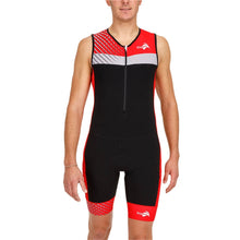 Load image into Gallery viewer, PRIMA 2 LD TRISUIT- BLACK/RED
