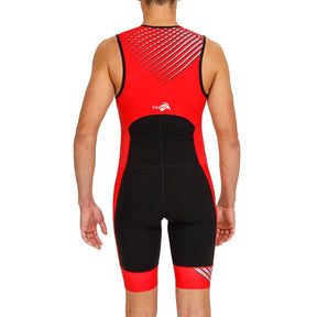 PRIMA 2 LD TRISUIT- BLACK/RED