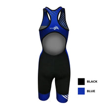 Load image into Gallery viewer, PRIMA 2 RACE OPENBACK TRISUIT BLACK BLUE
