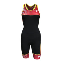 Load image into Gallery viewer, PRIMA 2 RACE OPENBACK TRISUIT MAROON GOLD
