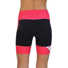 Load image into Gallery viewer, WOMEN'S PRIMA 2 TRI SHORTS BLACK PINK
