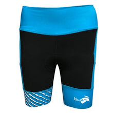 Load image into Gallery viewer, WOMEN'S PRIMA 2 TRI SHORTS BLACK LAGOON
