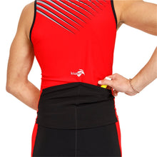 Load image into Gallery viewer, PRIMA 2 TRI TOP- BLACK/RED
