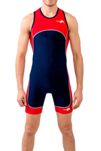 Load image into Gallery viewer, PRIMA RACE TRISUIT NAVY RED WHITE
