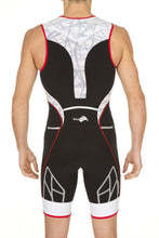 Load image into Gallery viewer, SPIDER LD1 TRISUIT- BLACK/RED/WHITE
