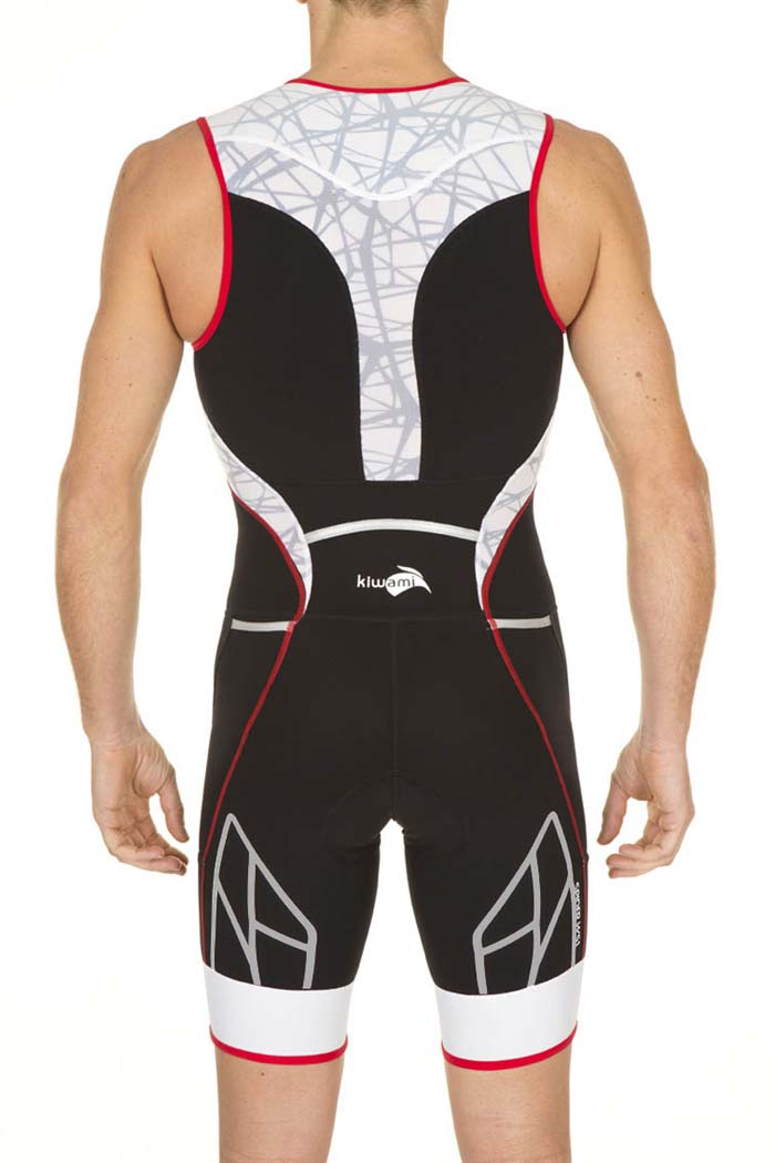 SPIDER LD1 TRISUIT- BLACK/RED/WHITE