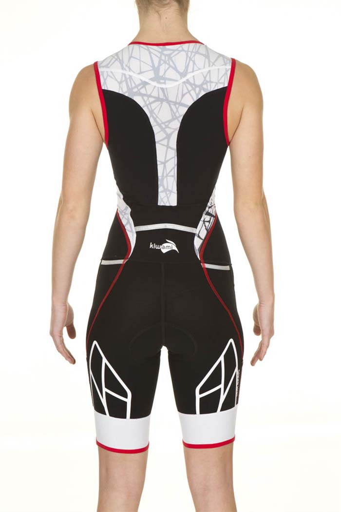 SPIDER LD1 TRISUIT- BLACK/RED/WHITE