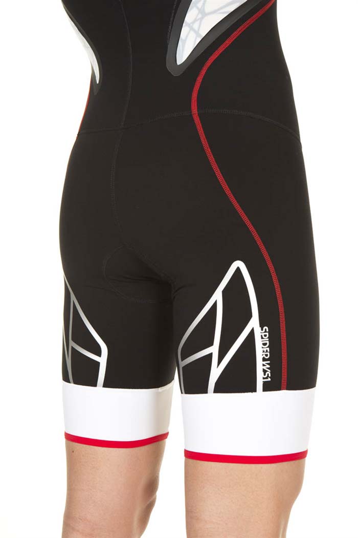 SPIDER LD1 TRISUIT- BLACK/RED/WHITE