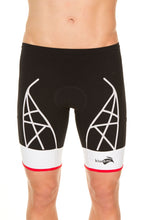 Load image into Gallery viewer, SPIDER TRI SHORTS- BLACK/RED/WHITE
