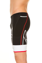 Load image into Gallery viewer, SPIDER TRI SHORTS- BLACK/RED/WHITE
